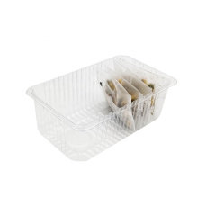 Customized Clear Plastic Rectangular Blister Cookies Box Insert Packaging Tray